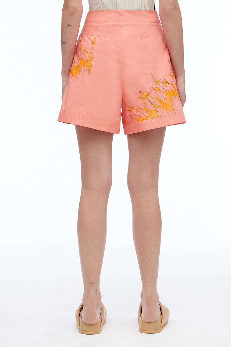 Squiggle Lace Short-pink #1 Squiggle Lace Short, null- 3