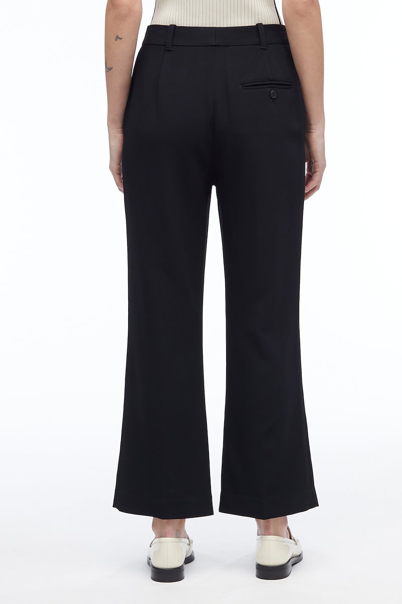 Matte Crepe Kick Flare Pant-black #1 Matte Crepe Kick Flare Pant, null- 3