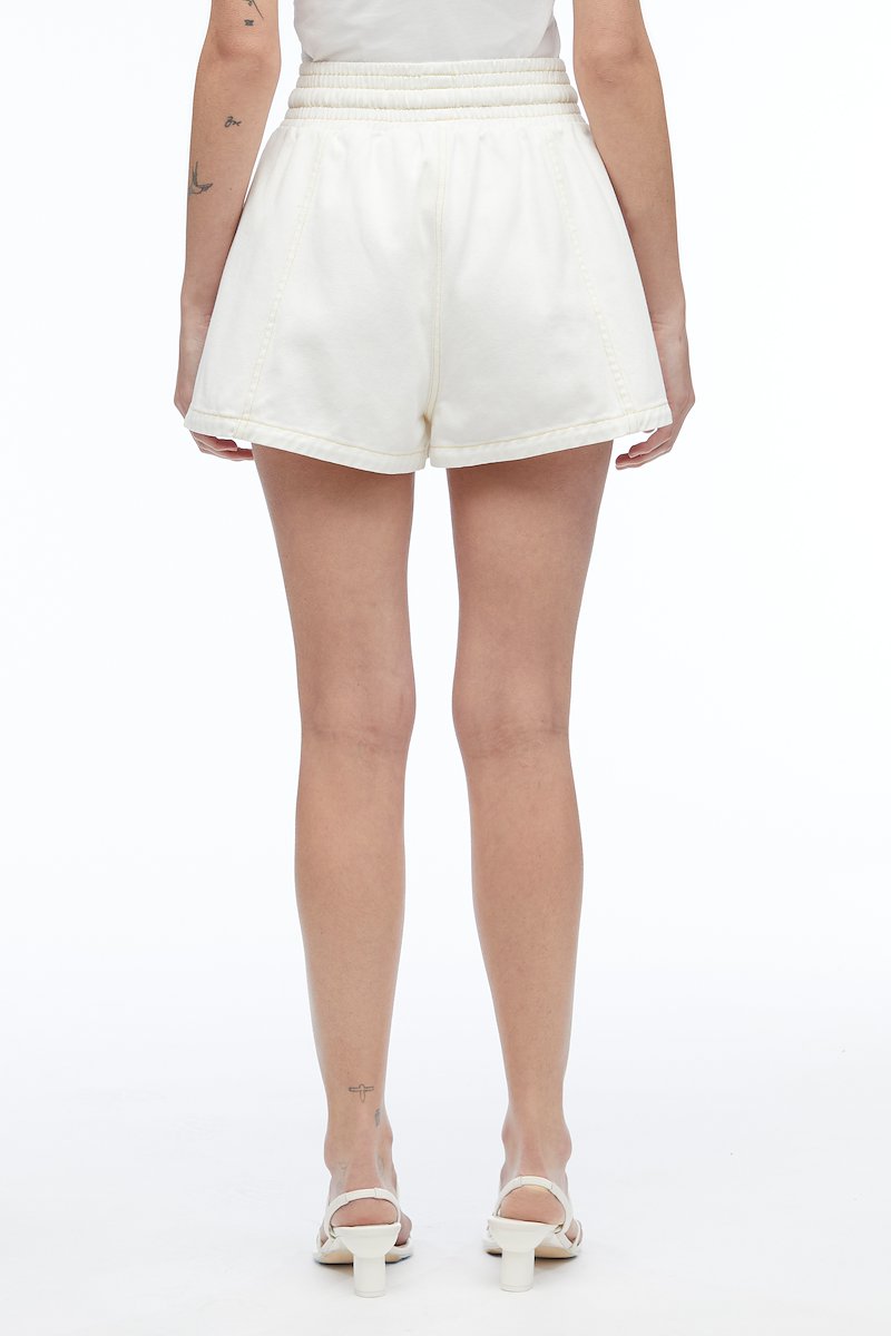 Stonewashed Denim Boxer Short-white #1 Stonewashed Denim Boxer Short, null- 3
