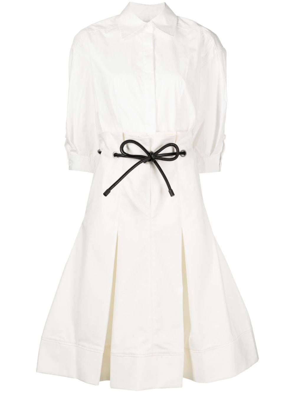 3.1 Phillip Lim / フィリップ リム Box-pleat Midi Shirtdress In White