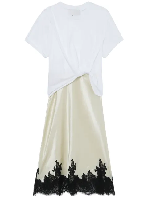 3.1 Phillip Lim knot-detail layered T-shirt dress