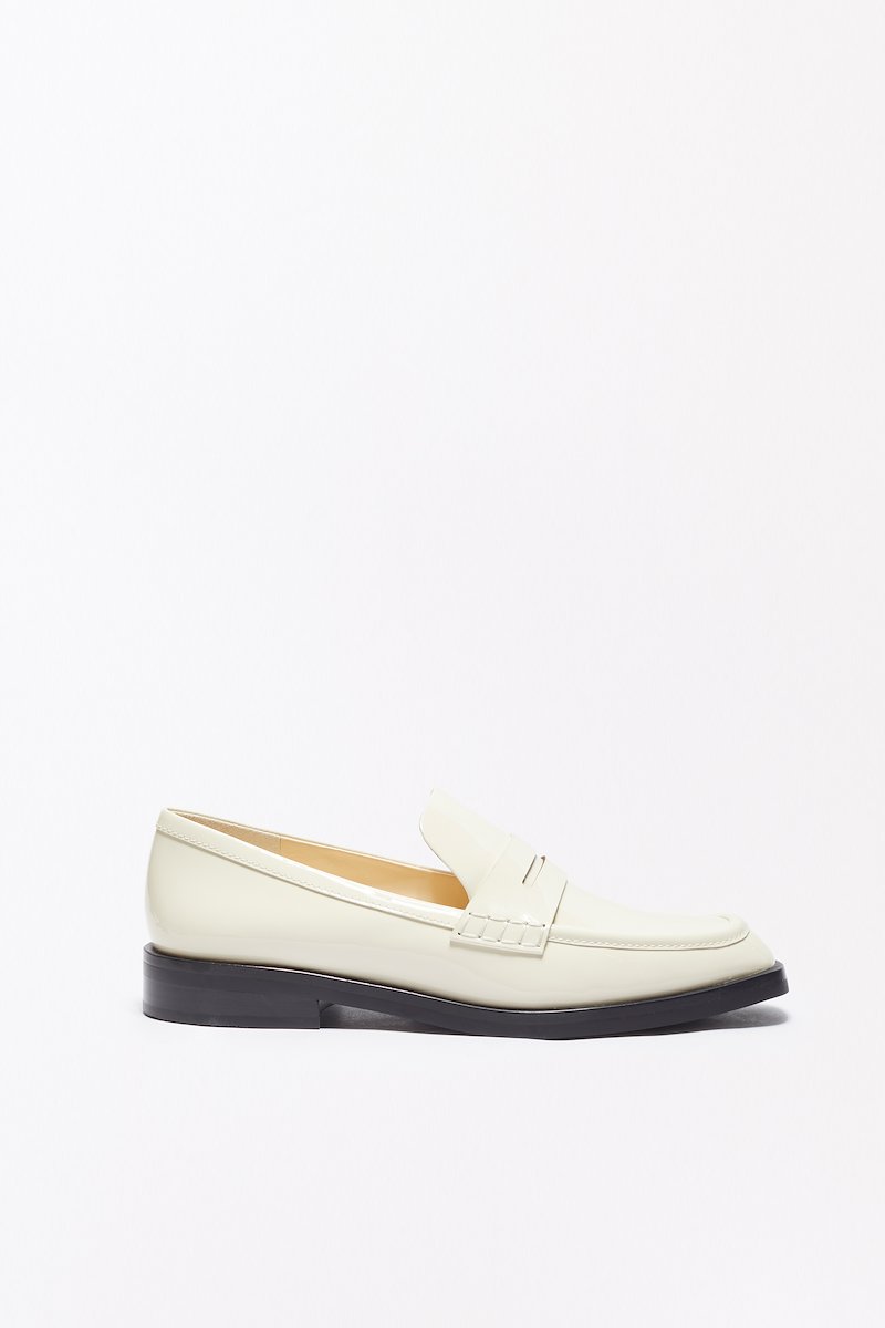 Alexa Penny Loafer-neutrals #0 Alexa Penny Loafer, Alexa penny loafers from 3.1 PHILLIP LIM featuring cream white, calf leather, branded insole, penny slot, almond toe, slip-on style and low heel.- 0
