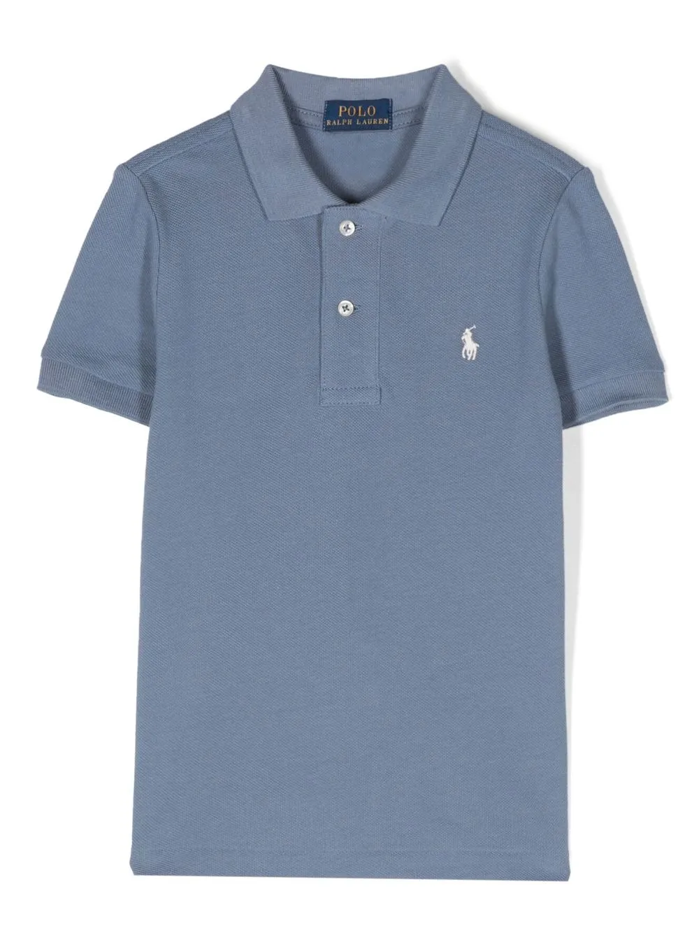 

Ralph Lauren Kids playera tipo polo con logo bordado - Azul