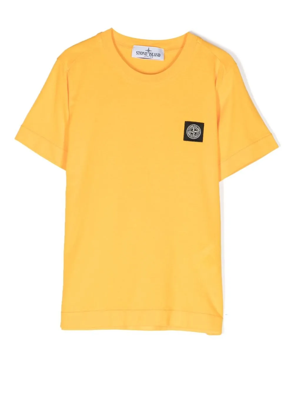 

Stone Island Junior logo-patch T-shirt - Yellow