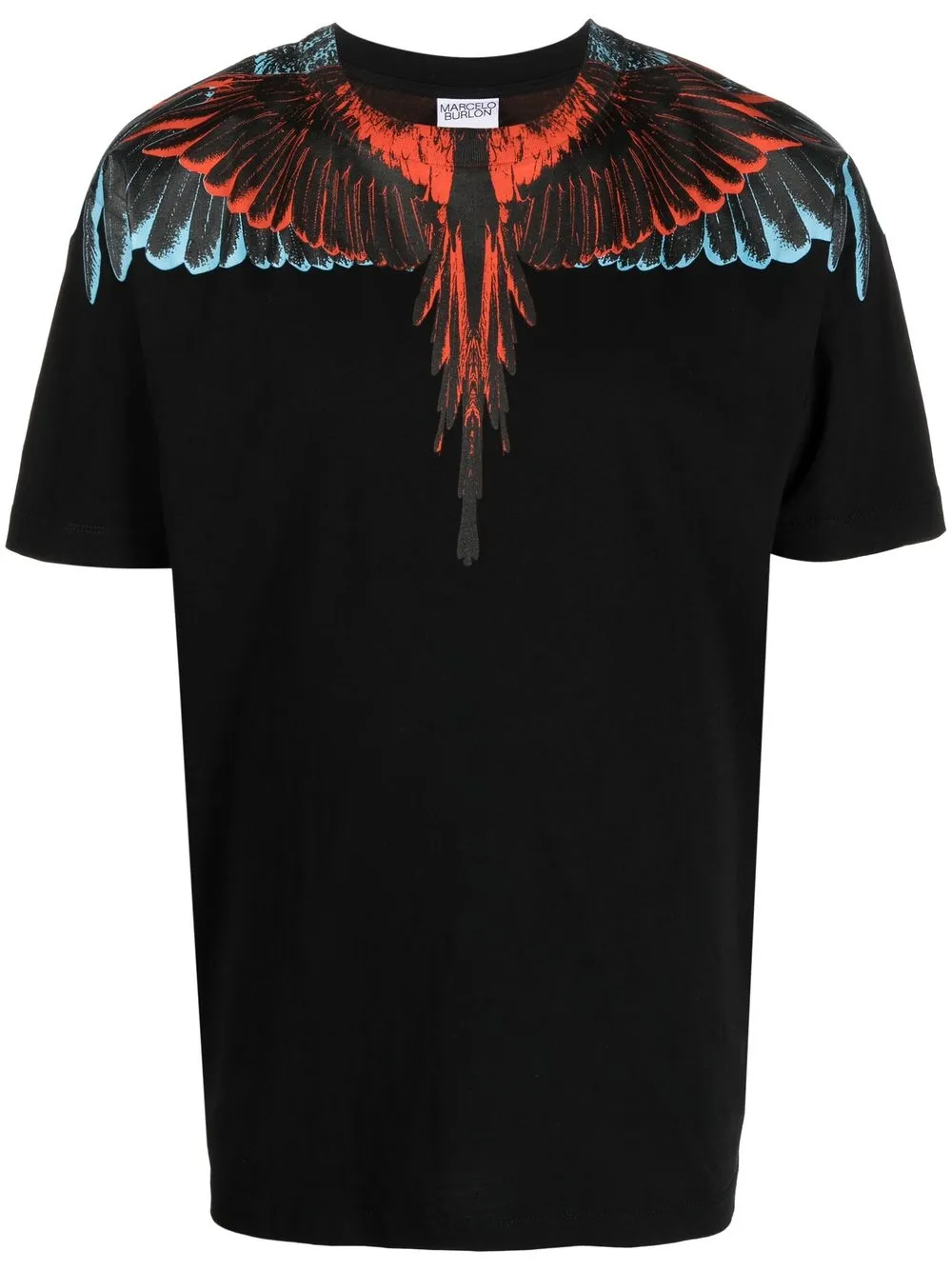 

Marcelo Burlon County of Milan playera Icon Wings - Negro