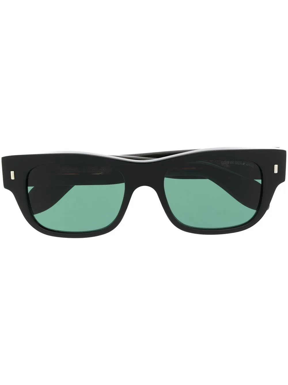 

Cutler & Gross tinted-lens round-frame sunglasses - Black