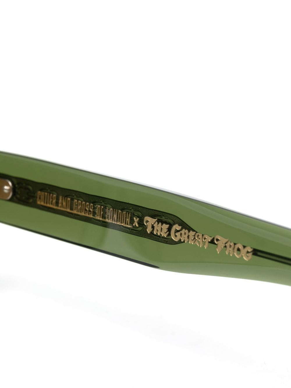 cutler & gross x the great frog square-frame sunglasses - green