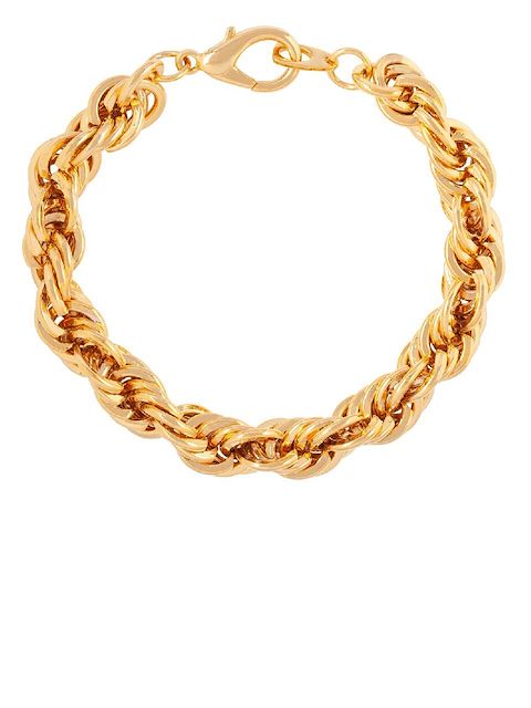 Susan Caplan Vintage 1980s rope chain bracelet