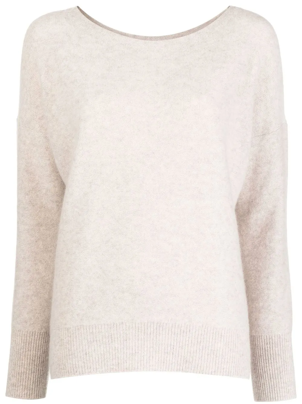 

Vince boat-neck cashmere sweater - Brown