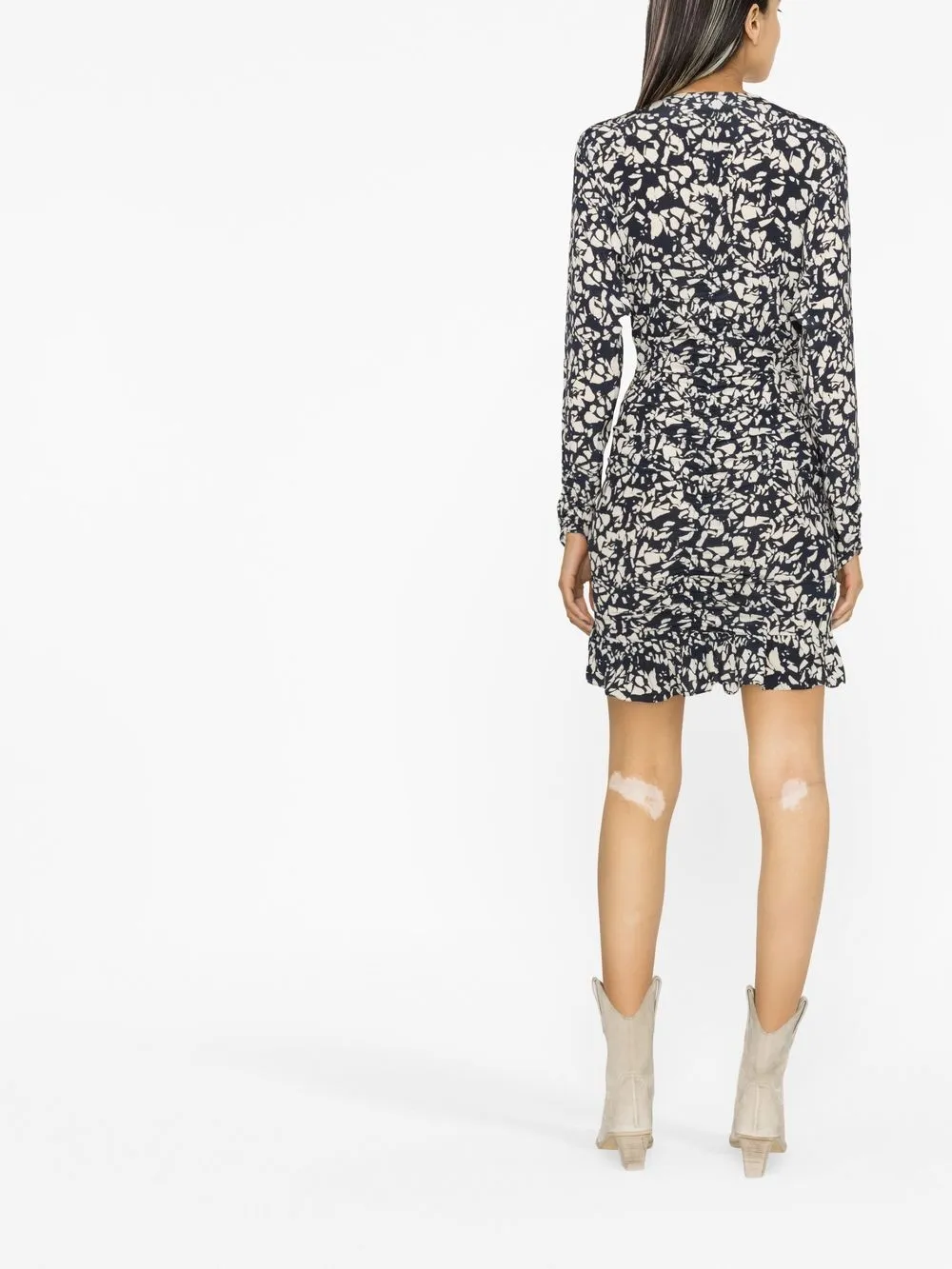 ISABEL MARANT LARA FLORAL-PRINT MINI DRESS