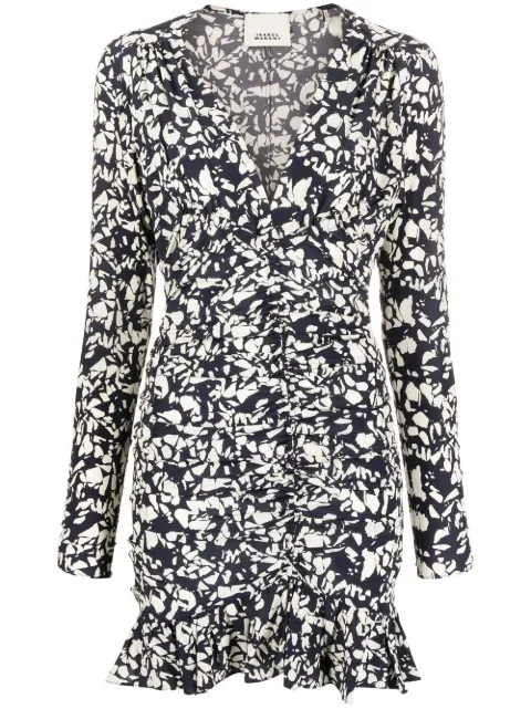 ISABEL MARANT vestido corto Lara con estampado floral