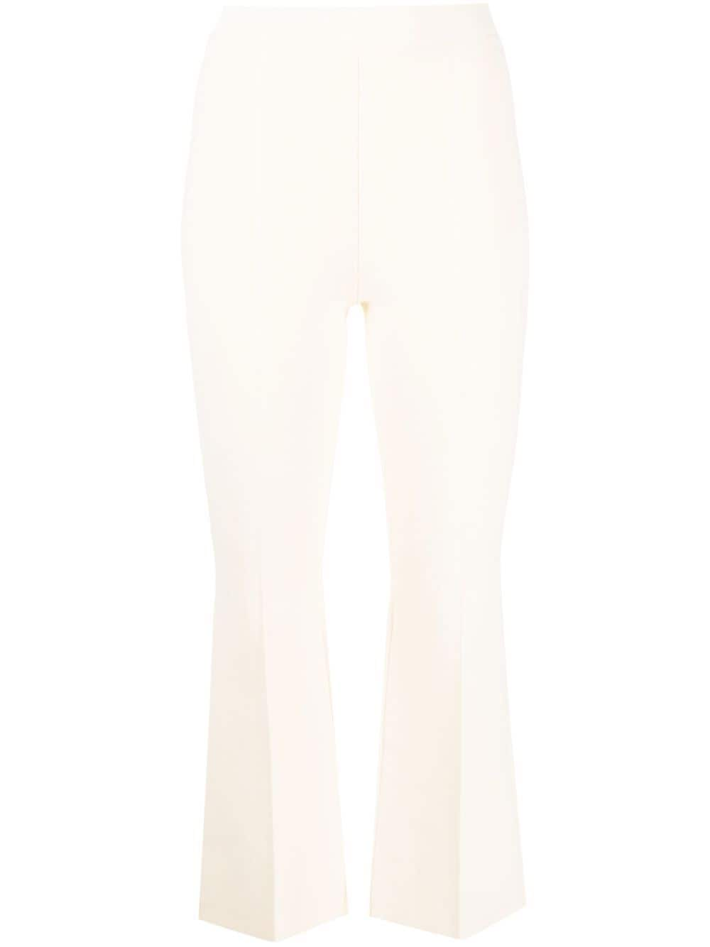 Astrid ribbed-knit flared pants