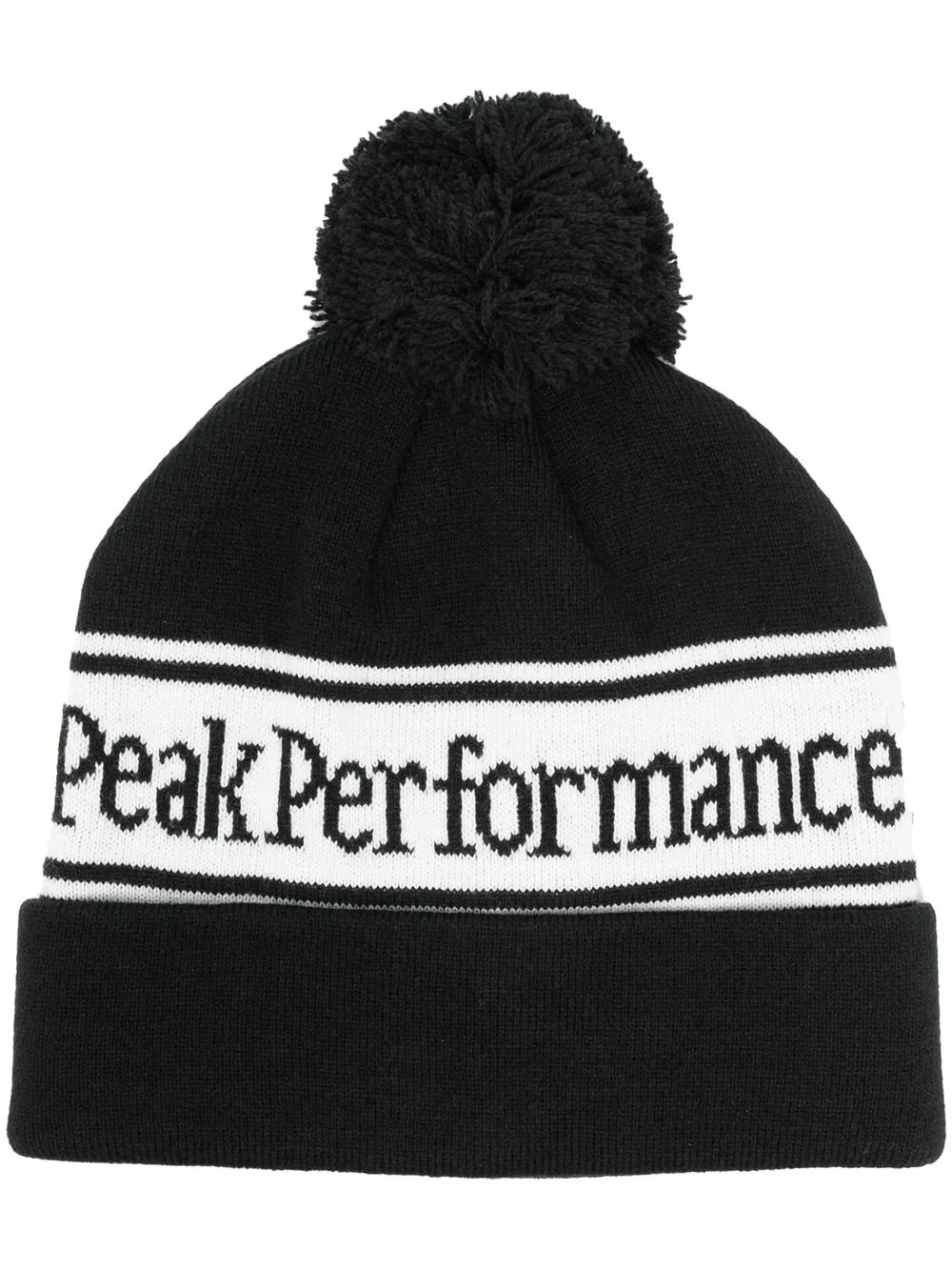 

Peak Performance logo-print beanie - Black