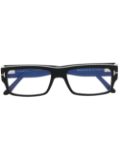 TOM FORD Eyewear rectangle-frame glasses - Black