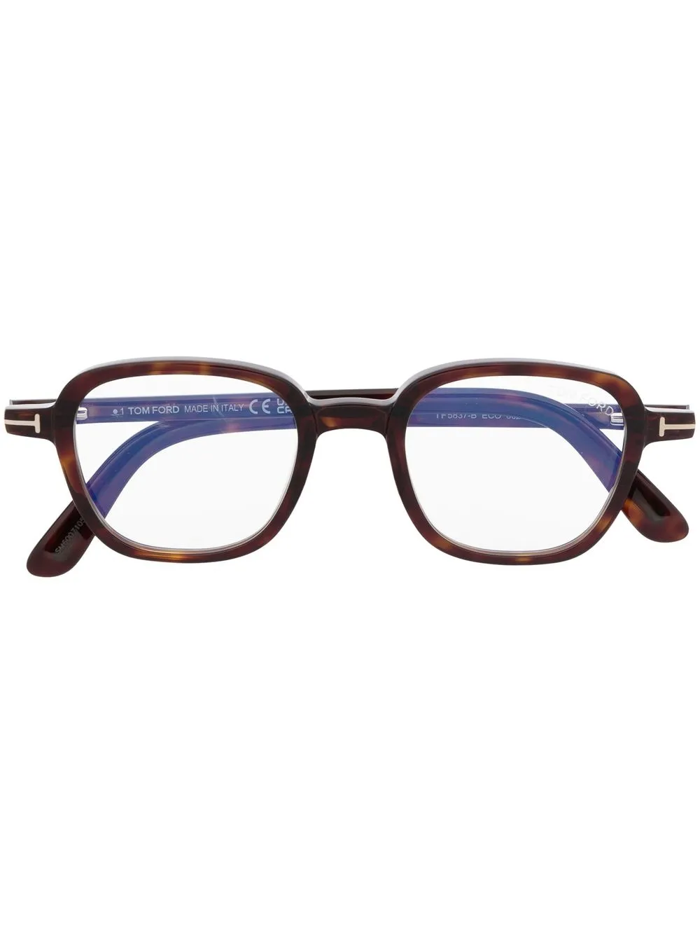 

TOM FORD Eyewear lentes con armazón cuadrada - Marrón