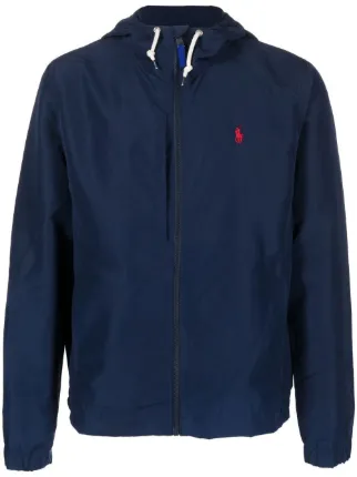 Polo ralph lauren men's nylon hooded windbreaker jacket deals