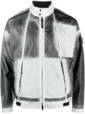 Stone Island Mussola Gommata-TC hand-sprayed windbreaker - Grey