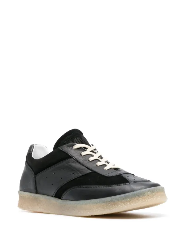 MM6 Maison Margiela Panelled low-top Sneakers - Farfetch