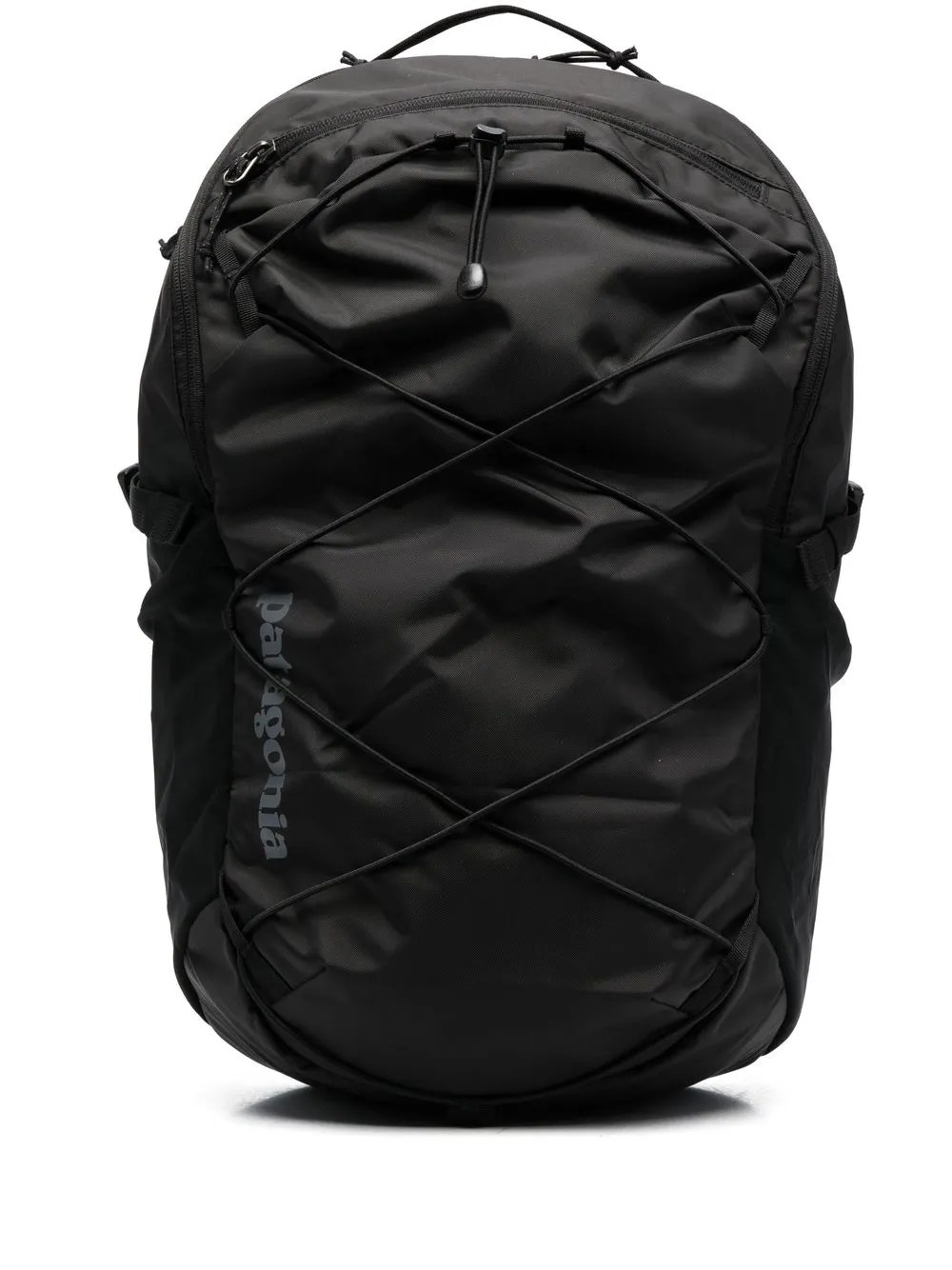 

Patagonia logo-patch zip-up backpack - Black