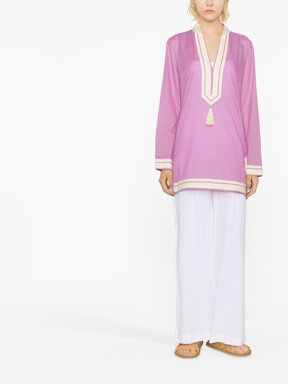 Tory Burch Zijden blousejurk - Roze