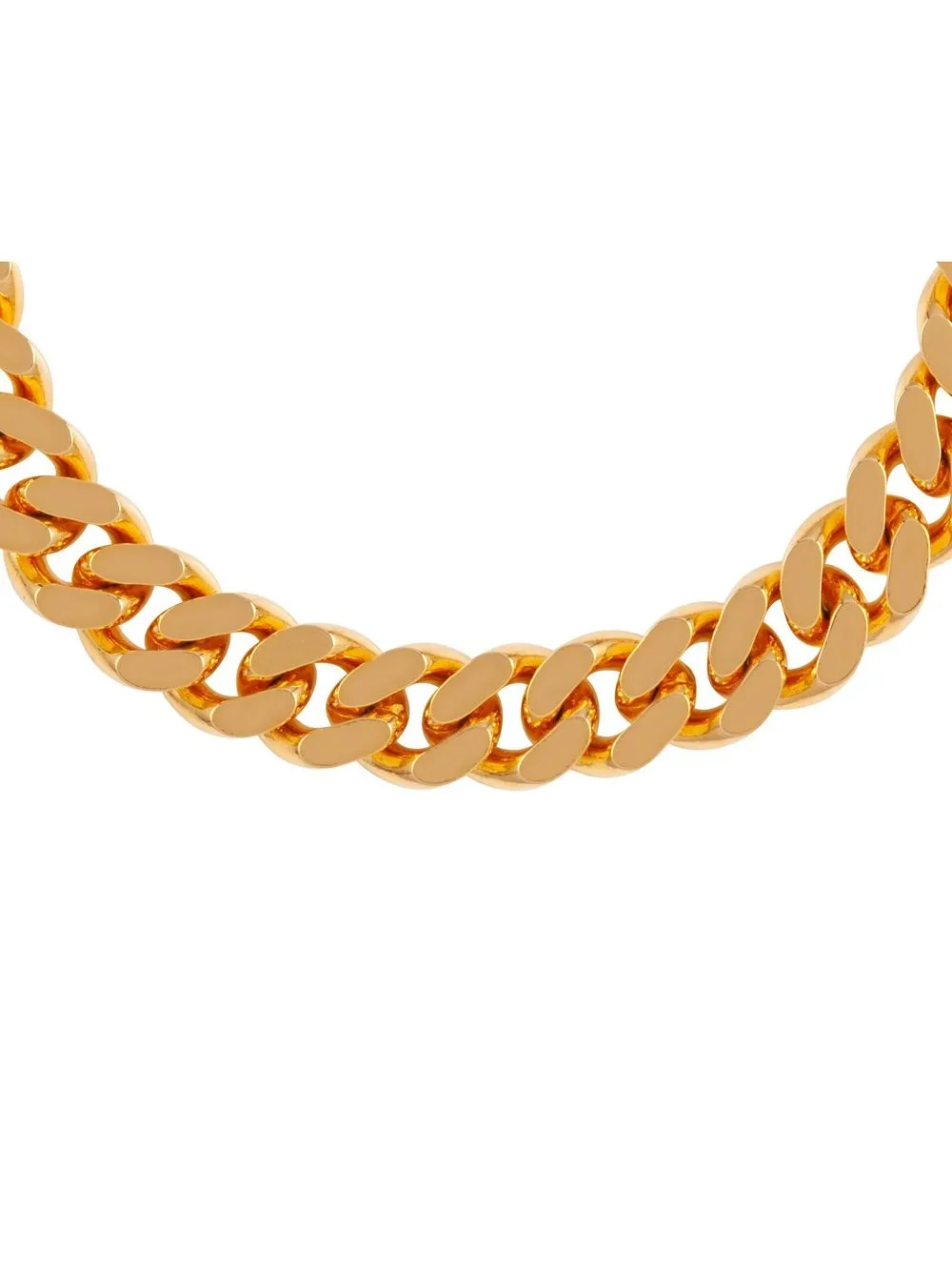 Pre-owned Susan Caplan Vintage 1980s Curb Chain Bracelet In Gold