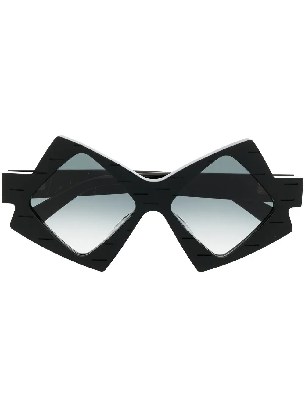 

Yohji Yamamoto square-frame gradient sunglasses - Black
