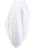 Alexander McQueen ruffle-detail asymmetric skirt - White