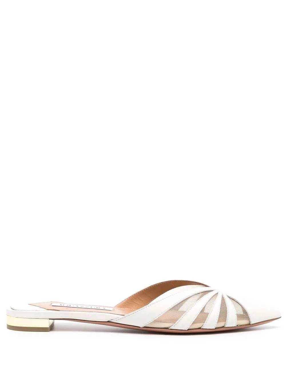 

Aquazzura The Spy pointed-toe mules - White