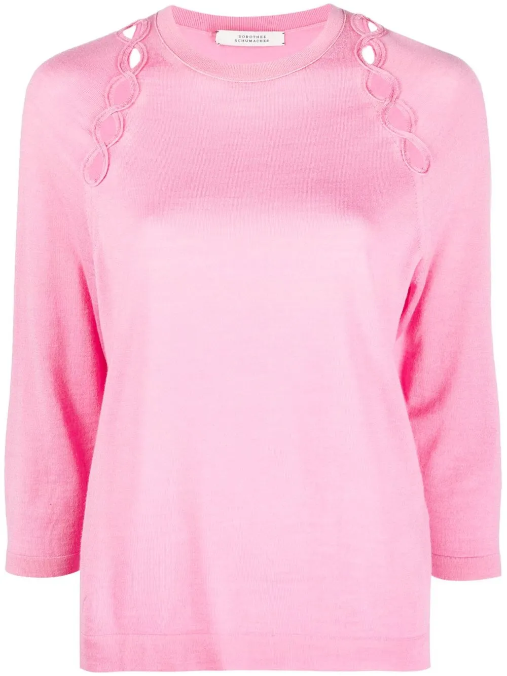 

Dorothee Schumacher cut-out jumper - Pink