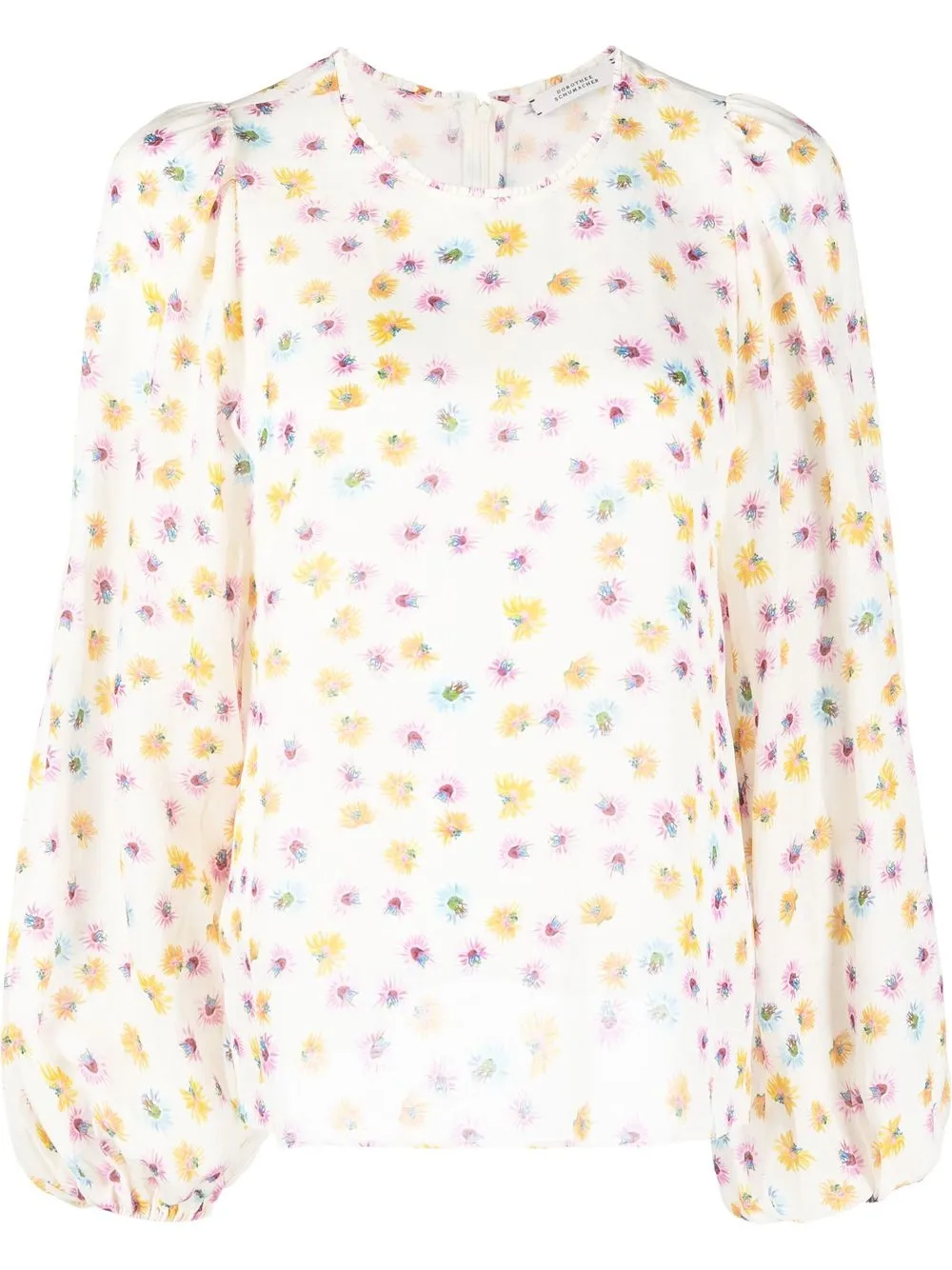 

Dorothee Schumacher blusa con estampado floral - Blanco