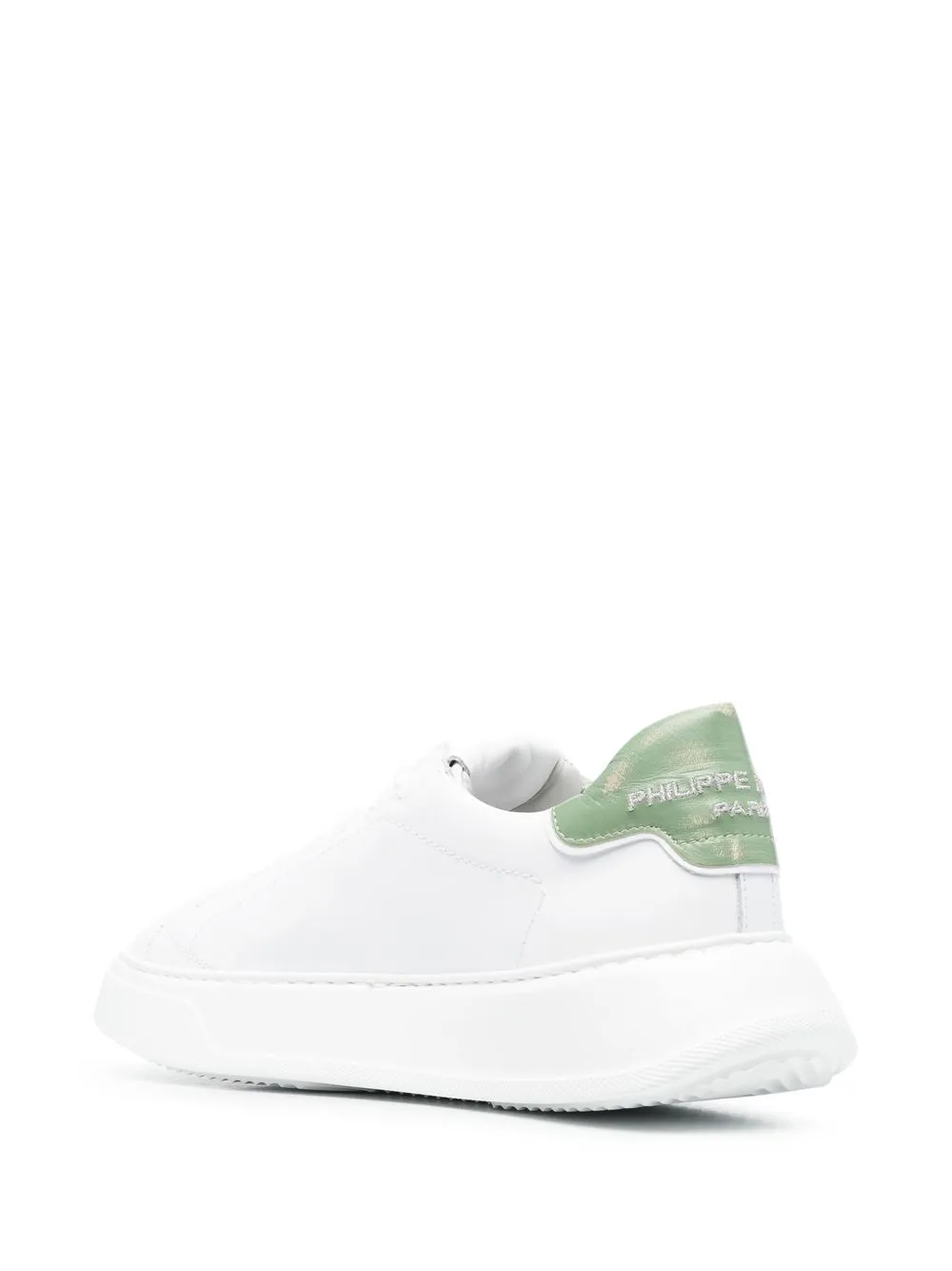 Philippe Model Paris Logo-patch Low-top Sneakers - White 