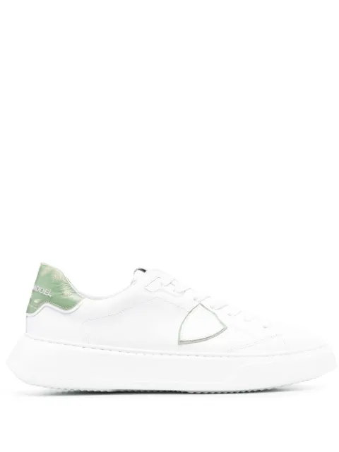 Philippe Model Paris logo-patch low-top sneakers