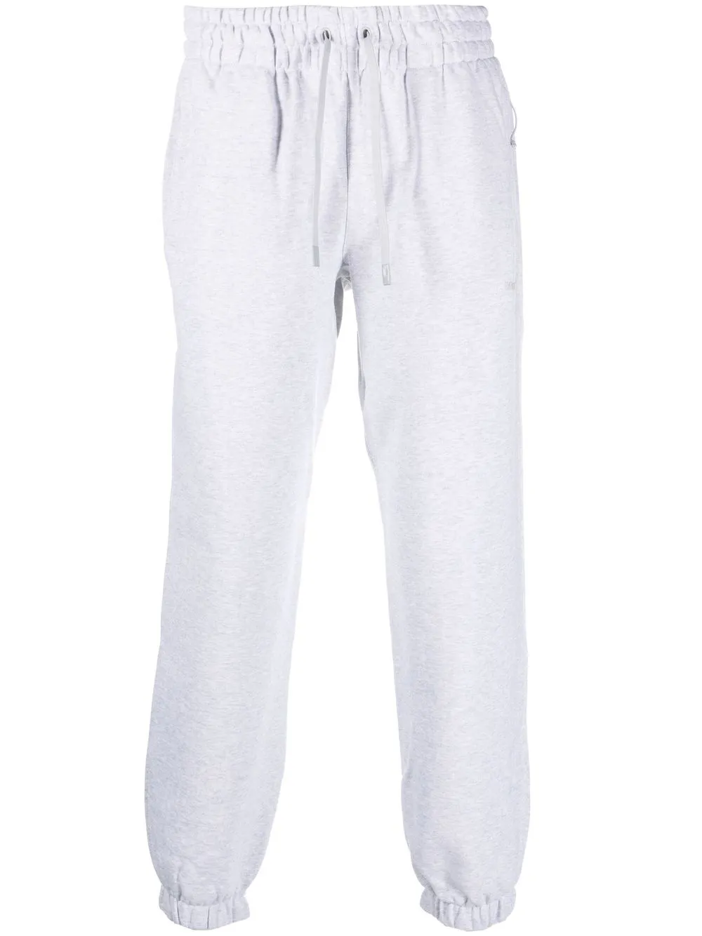 

adidas drawstring cotton track pants - Grey