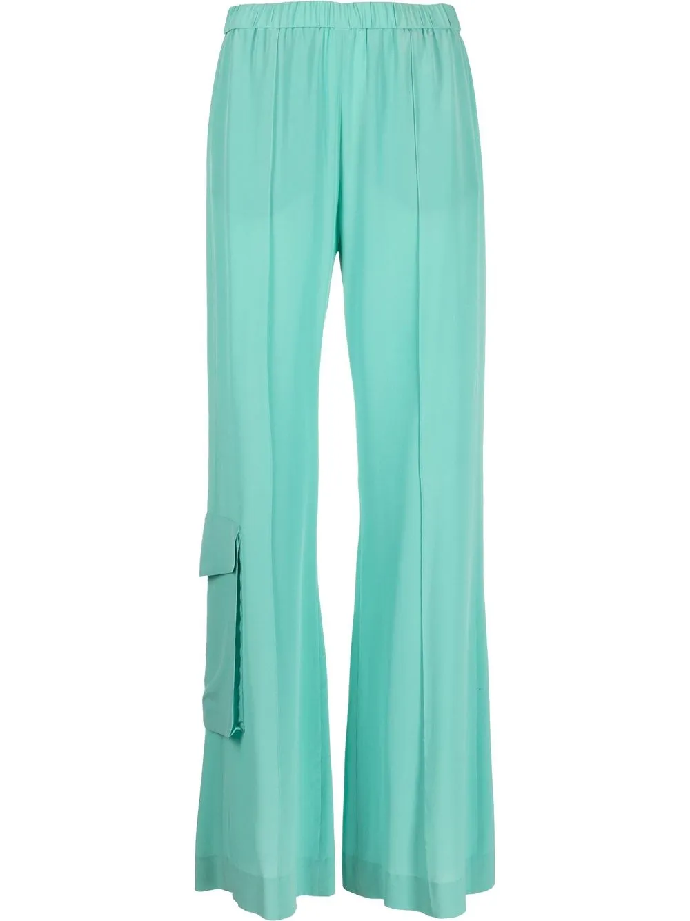 

Dorothee Schumacher wide-leg silk trousers - Green
