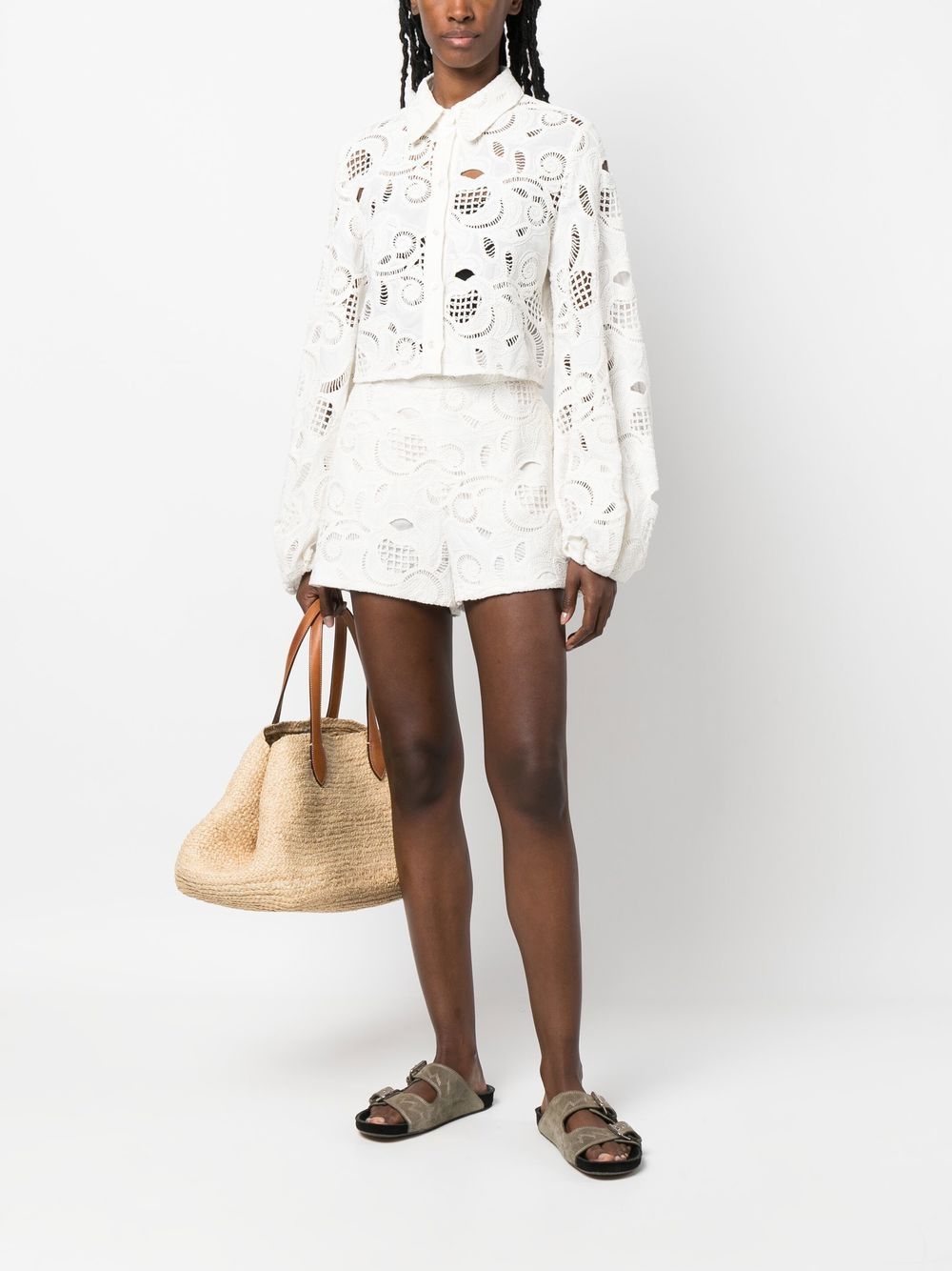 Dorothee Schumacher Macramé Tailored Shorts - Farfetch