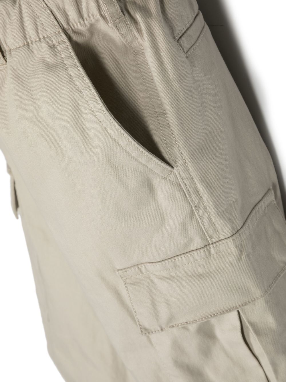 Shop Ralph Lauren Drawstring-fastening Cargo Trousers In Neutrals