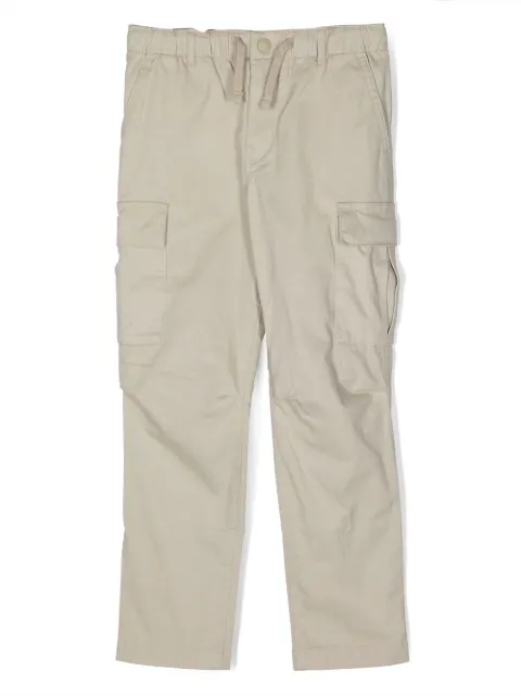 Ralph Lauren Kids drawstring-fastening cargo trousers