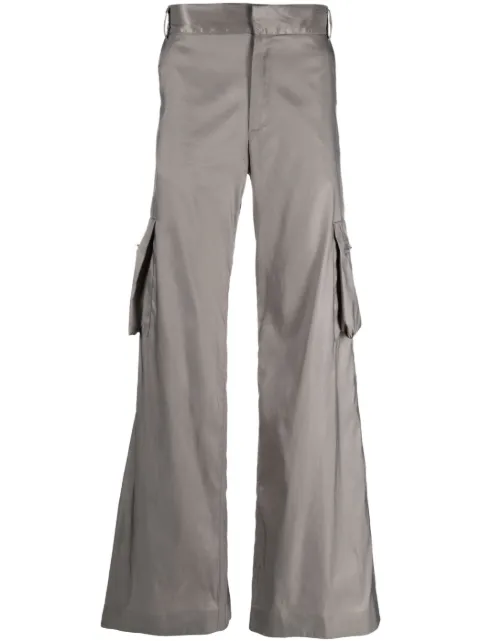 AARON ESH satin-finish cargo pants