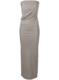 Christopher Esber strapless ruched dress - Grey