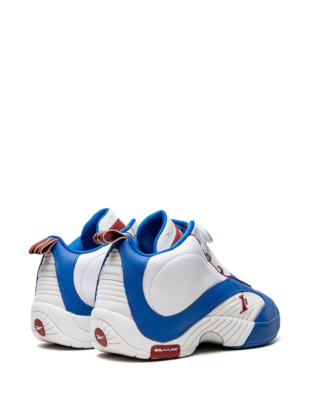 Shop Reebok Answer Iv "dynamic Blue" Sneakers In White