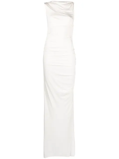 Christopher Esber Gesbine twist-detail asymmetric gown