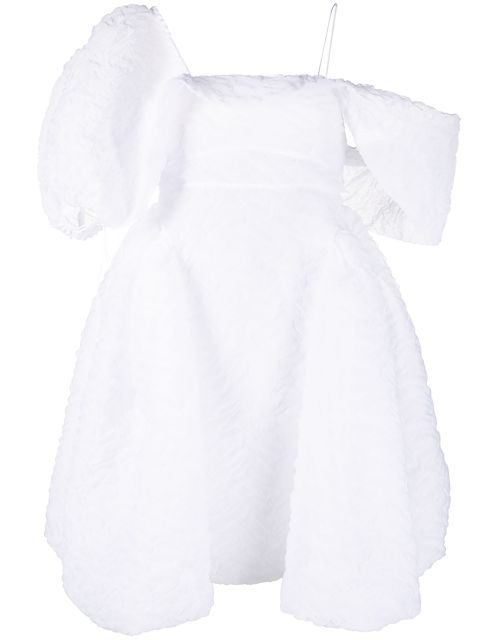 Cecilie Bahnsen Snow one-shoulder minidress