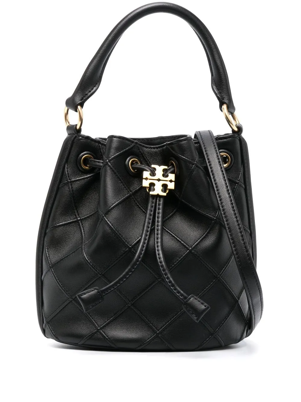 

Tory Burch Soft Fleming mini bucket bag - Black