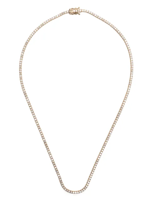 Sydney Evan 14kt yellow gold diamond tennis necklace