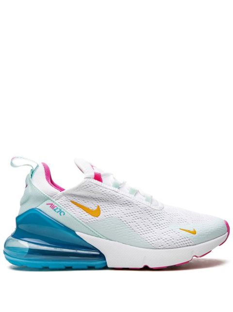 Nike Air Max 270 "White University Gold Laser Fuchsia" sneakers WOMEN