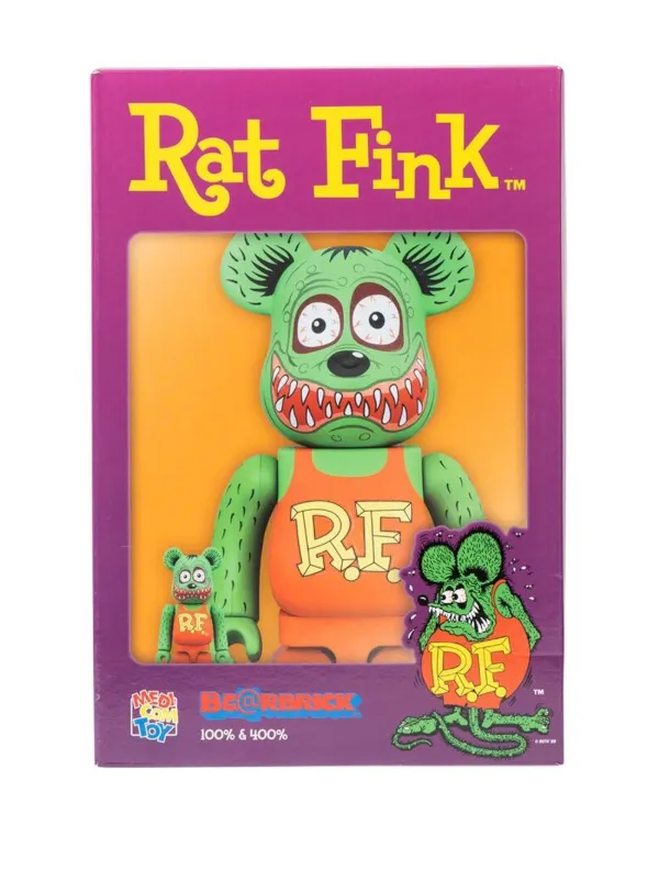 MEDICOM TOY BE@RBRICK Rat Rink 100% And 400% Figure Set - Farfetch