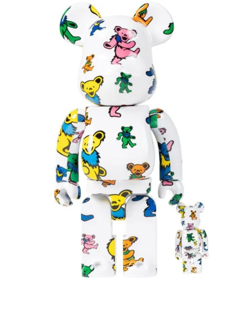 MEDICOM TOY Grateful Dead Dancing BE@RBRICK 100% and 400% figure set