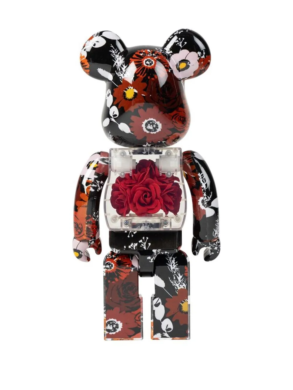 Medicom Toy x Mames Flor@ BE@RBRICK 400% beeldje - Rood