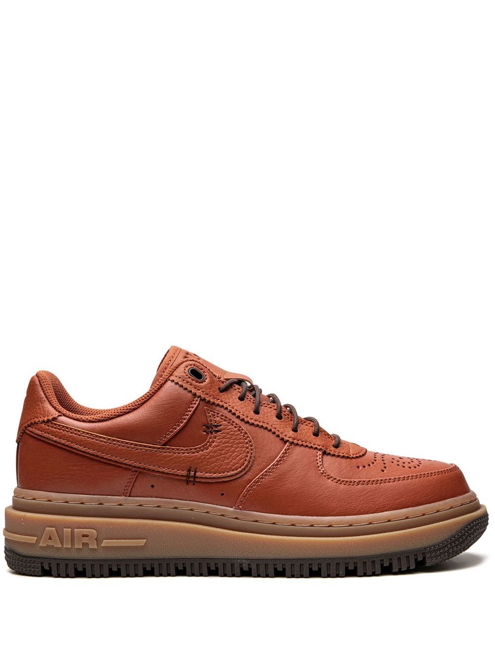 Nike Air Force 1 Luxe Trainers In Brown