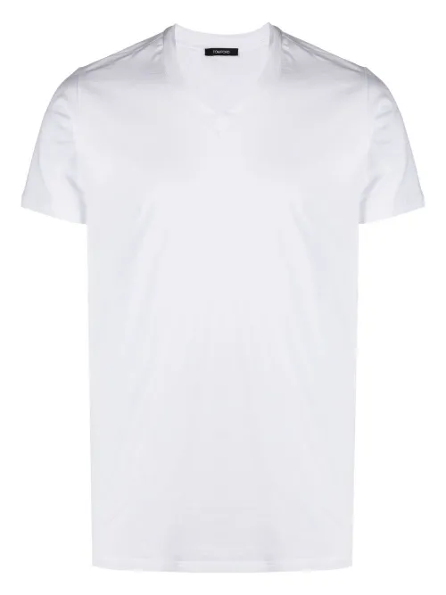 TOM FORD t-shirt à col v - Blanc - TOM FORD - Modalova